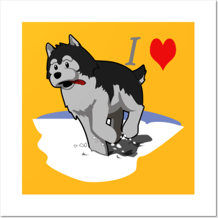 HUSKY Posters and Art